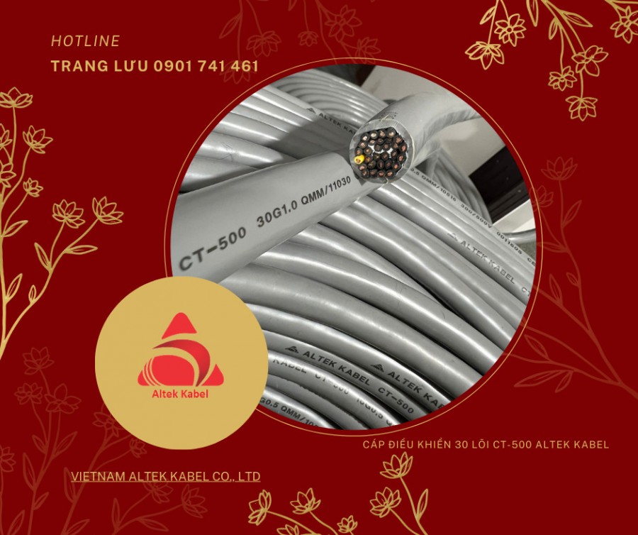 Cáp tín hiệu 30 lõi CT-500 Altek Kabel-image-5