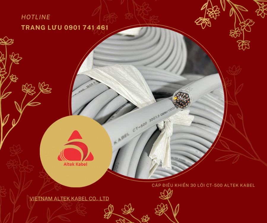 Cáp tín hiệu 30 lõi CT-500 Altek Kabel-image-2