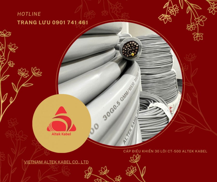 Cáp tín hiệu 30 lõi CT-500 Altek Kabel-image-3