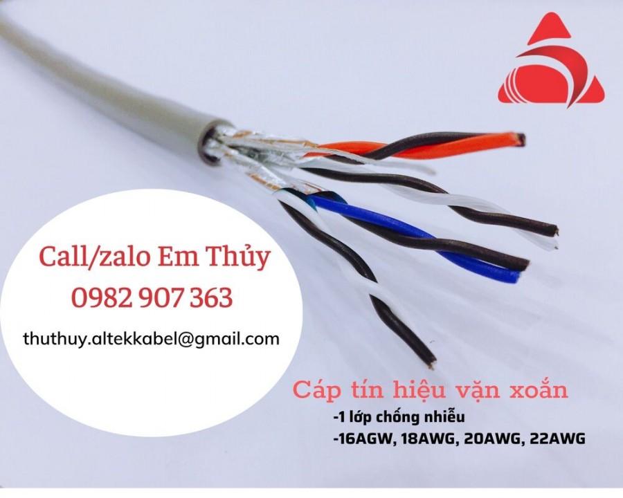 Cáp tín hiệu vặn xoắn 4P22AWG chống nhiễu-image-3