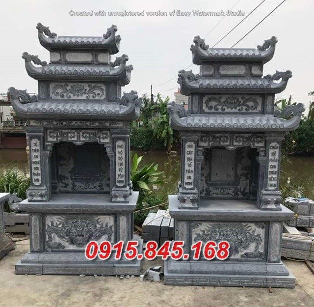 mẫu bàn thờ thiên đá để tro cốt bán ninh bình, miếu thờ thần linh 327-image-3