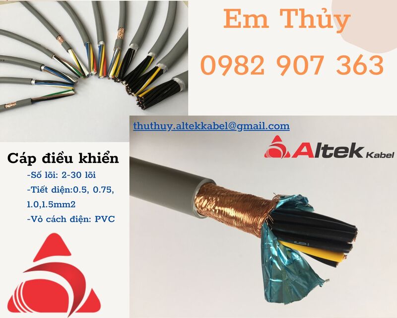 Cáp điều khiển Altek Kabel có lưới chống nhiễu Giá tốt-image-3