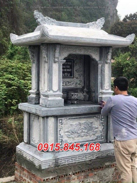 mẫu bàn thờ thiên đá đựng tro cốt đẹp bán bình dương, miếu thờ thiên địa-image-3