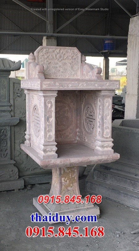 mẫu bàn thờ thiên đá đựng tro cốt đẹp bán bình dương, miếu thờ thiên địa-image-2