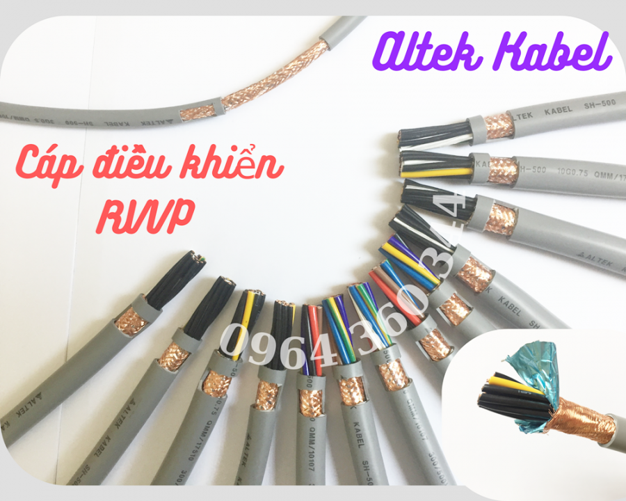 Cáp điều khiển lưới đồng đan 12x0.5, 12x0.75, 12x1.0, 12x1.5 Altek Kabel-image-2