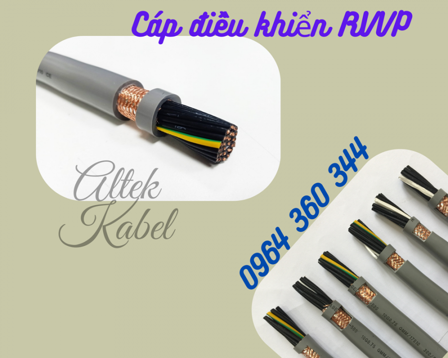 Cáp điều khiển lưới đồng đan 12x0.5, 12x0.75, 12x1.0, 12x1.5 Altek Kabel-image-5