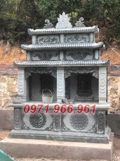 mẫu mộ đá đôi đựng tro cốt đẹp bán kon tum, mộ tam cấp 5713-image-5