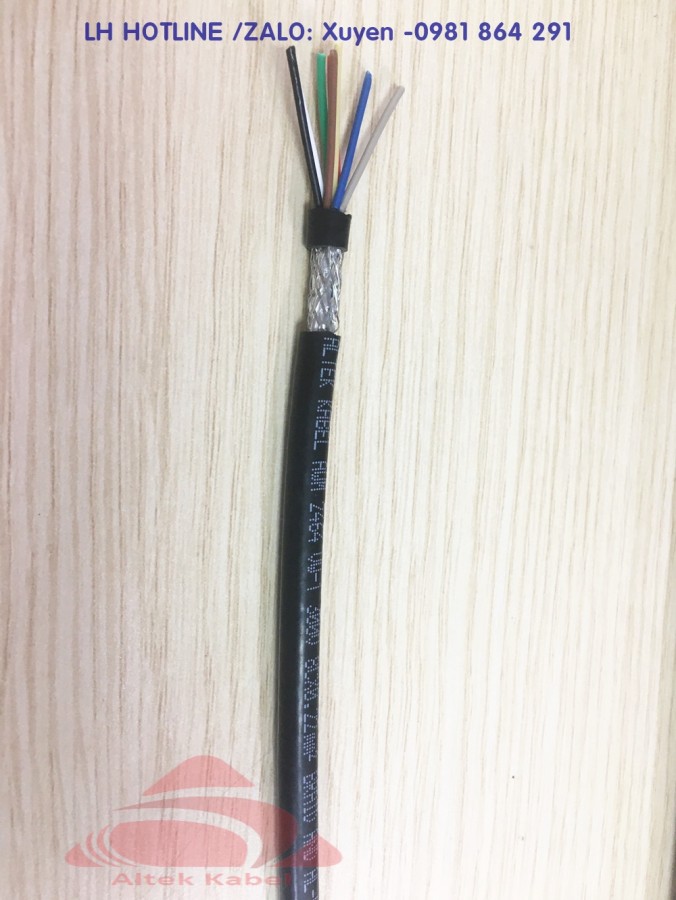 Cáp tín hiệu 4x0.22mm2 xi mạ chống nhiễu Altek Kabel-image-2