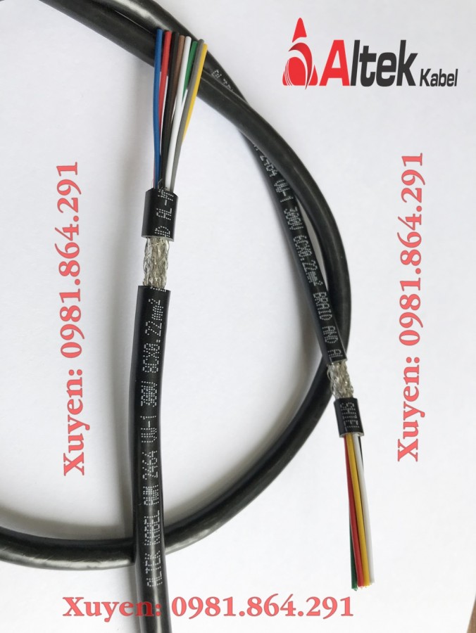 Cáp tín hiệu 4x0.22mm2 xi mạ chống nhiễu Altek Kabel-image-5