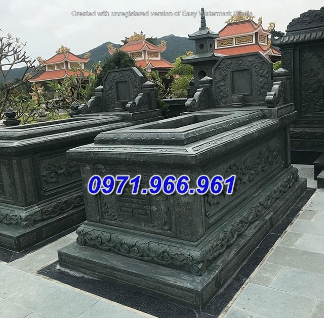 mẫu mộ đơn giản đá đẹp bán cao bằng – ông bà, bố mẹ-image-3