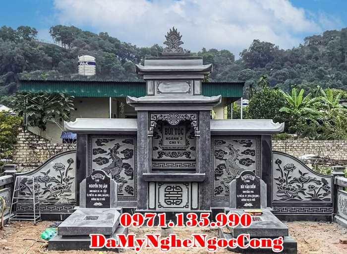 Đắk Lắk Mẫu khu lăng mộ bằng đá đẹp bán tại Đắk Lắk - gia đình dòng họ-image-3