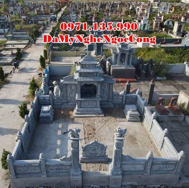 Đắk Lắk Mẫu khuôn viên lăng mộ đá xanh rêu đẹp bán tại Đắk Lắk - gia đình dòng h-image-5