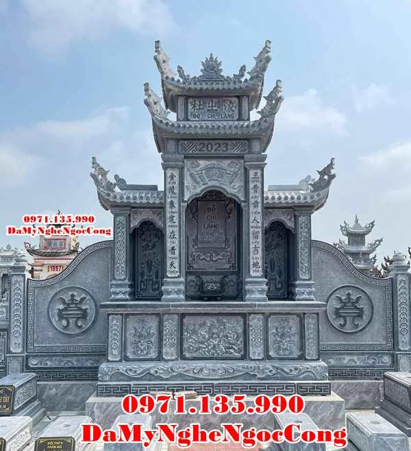 Kon Tum Xây - lắp đặt sẵn mẫu lăng mộ đá đẹp bán tại Kon Tum - gia đình dòng họ-image-3