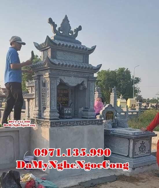 Kon Tum Xây - lắp đặt sẵn mẫu lăng mộ đá đẹp bán tại Kon Tum - gia đình dòng họ-image-2