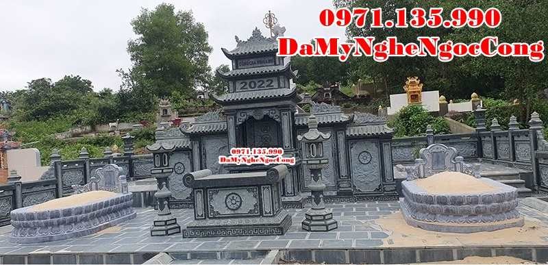 Đắk Lắk Mẫu lăng mộ đá quây đẹp bán tại Đắk Lắk - gia đình dòng họ-image-5