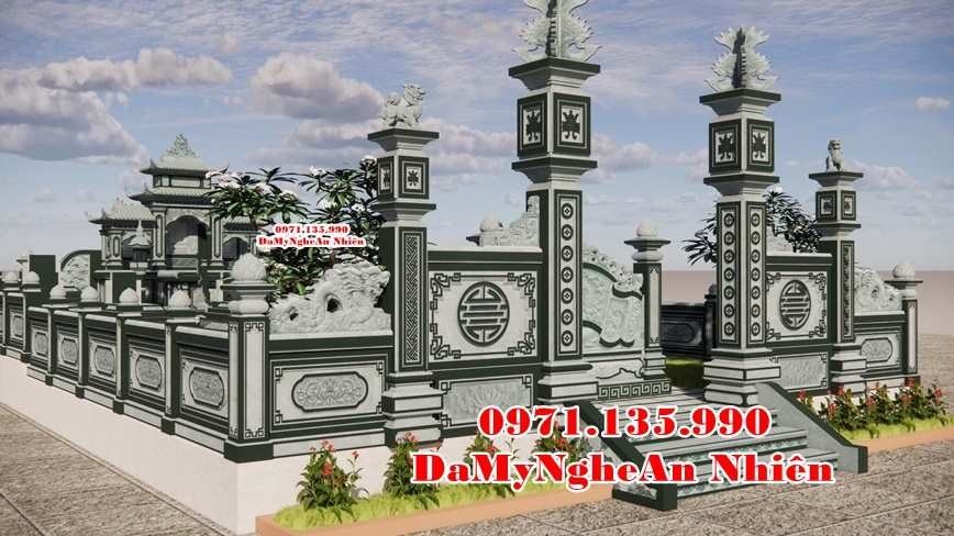 Ninh Thuận Mẫu lăng mộ đá song thân đẹp bán tại Ninh Thuận - gia đình dòng họ-image-5