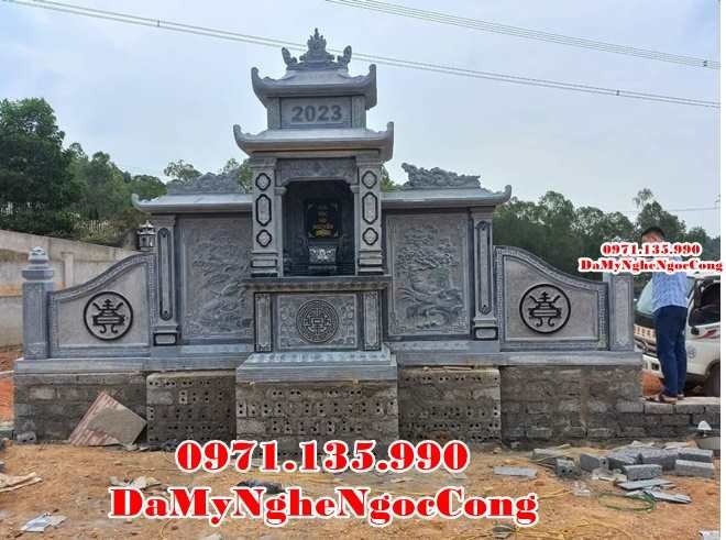 Đắk Lắk Mẫu khuôn viên lăng mộ đá xanh rêu đẹp bán tại Đắk Lắk - gia đình dòng h-image-2