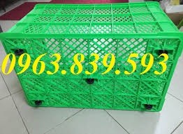 Rổ nhựa đan có bánh xe, rổ nhựa, hộp nhựa đựng đồ giá sỉ - 0963.839.593-image-5