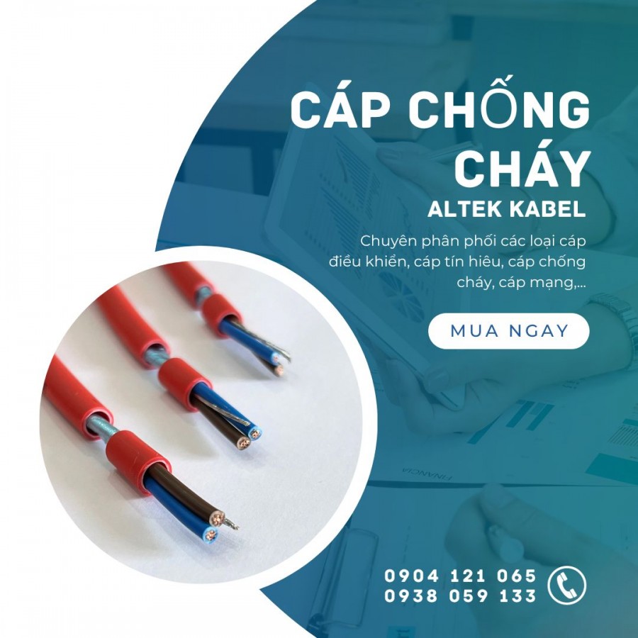 Cáp Chống Cháy Chống Nhiễu AL + E / vỏ bọc LSZH-image-2