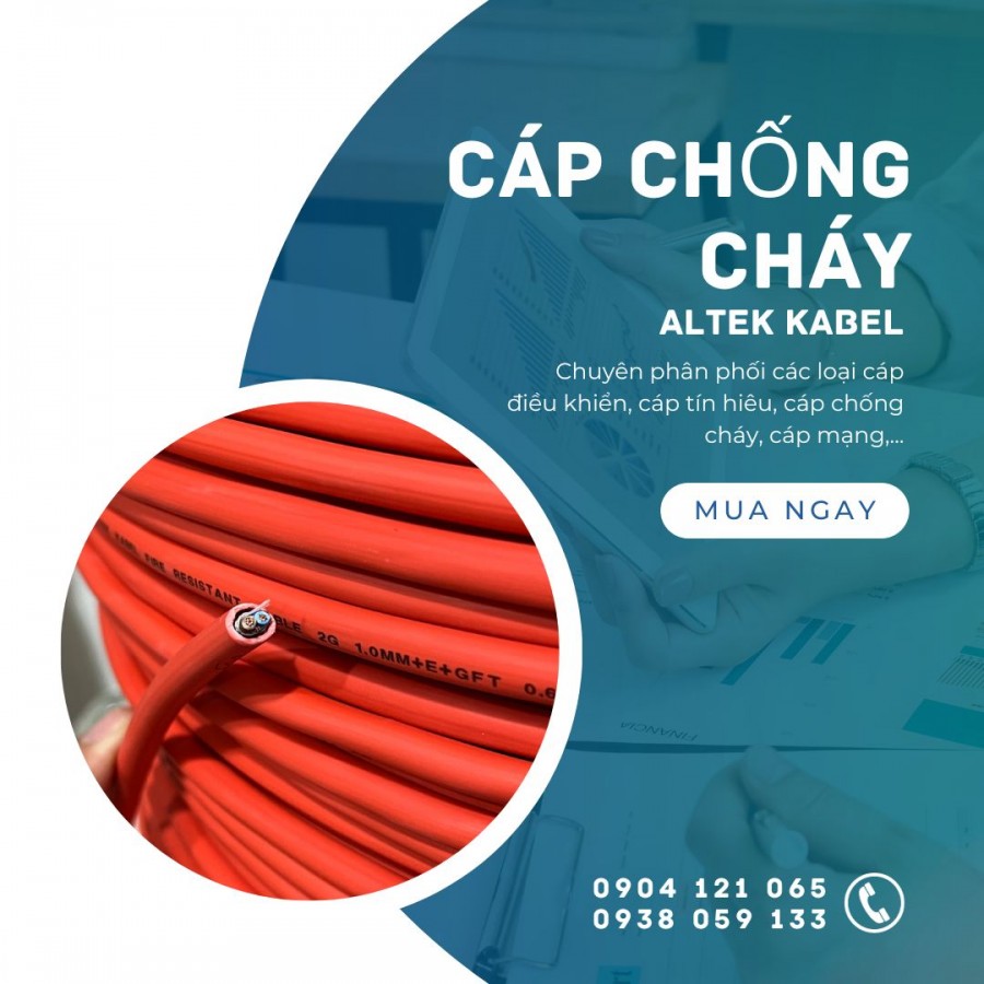 Cáp Chống Cháy Chống Nhiễu AL + E / vỏ bọc LSZH-image-3