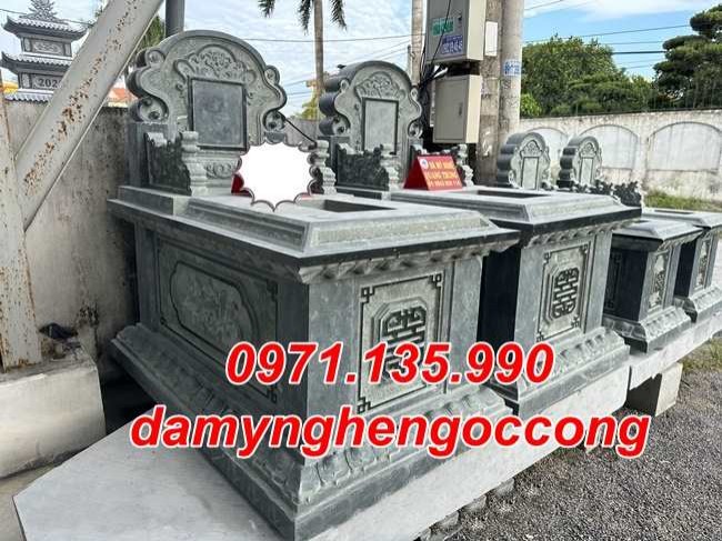 Vũng Tàu Mẫu mộ đá quây đẹp bán tại Vũng Tàu - đựng để hũ tro cốt-image-3