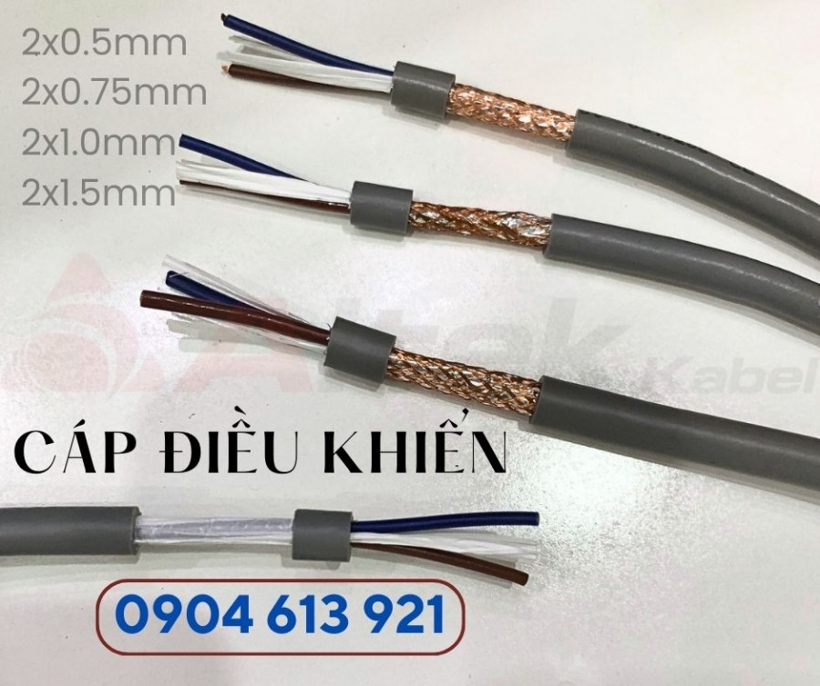 Cáp tín hiệu chống nhiễu 2 lõi 0.5mm-image-3