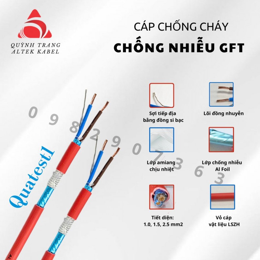 Cáp chống cháy 0.75mm² GFT Altek Kabel – Giải pháp an toàn cho hệ thống báo cháy-image-2