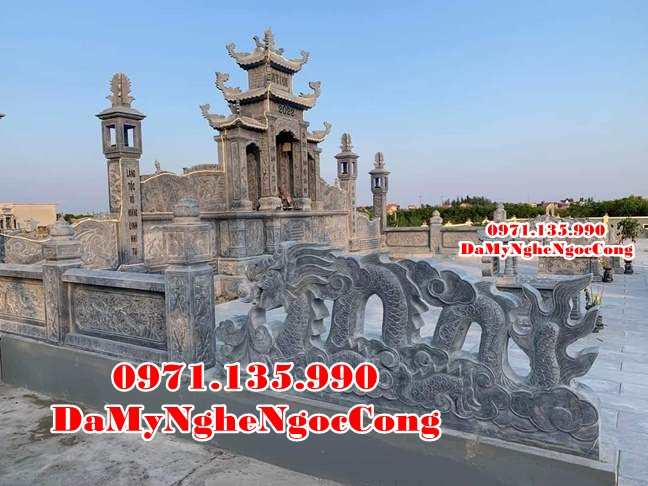 Cao Bằng Mẫu lăng mộ đá song thân đẹp bán tại Cao Bằng - gia đình dòng họ-image-3