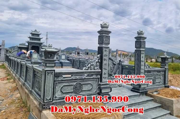 Bắc Kạn Mẫu khuôn viên lăng mộ đá xanh rêu đẹp bán tại Bắc Kạn - gia đình-image-2