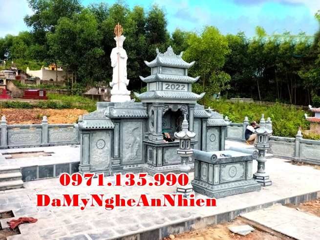 TP HCM Bán mẫu nghĩa trang lăng mộ thờ gia tộc đá song thân đẹp tại TP HCM-image-2