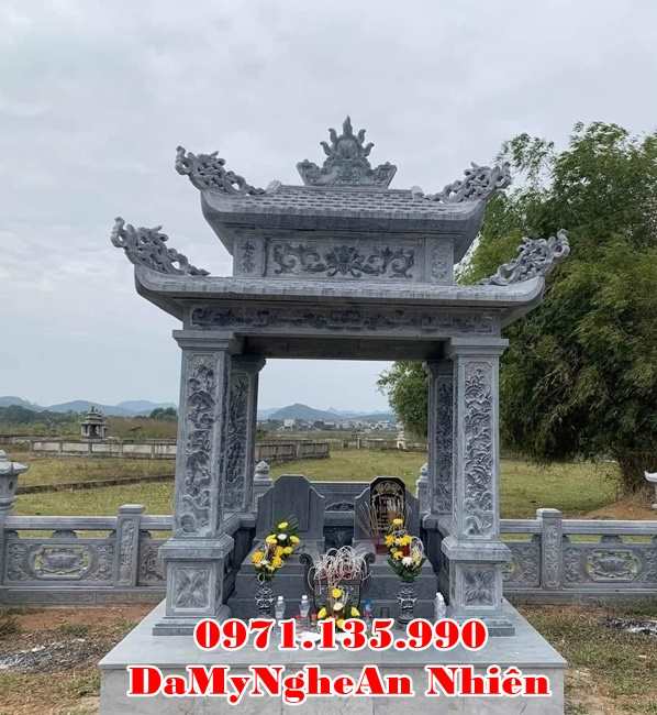 Gia Lai Mẫu lăng mộ đá phu thê đẹp bán tại Gia Lai - gia đình dòng họ-image-3