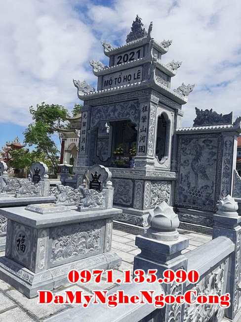 Gia Lai Mẫu lăng mộ đá dòng họ đẹp bán tại Gia Lai - gia đình dòng họ-image-3
