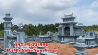 TP HCM kích thước Bán mẫu nghĩa trang lăng mộ thờ gia tộc đá đẹp tại TP HCM