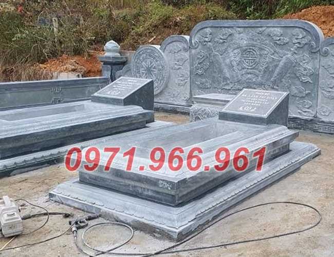 mẫu mộ đá đôi đựng tro cốt đẹp bán bắc giang, mồ mả bằng đá đôi 73-image-2