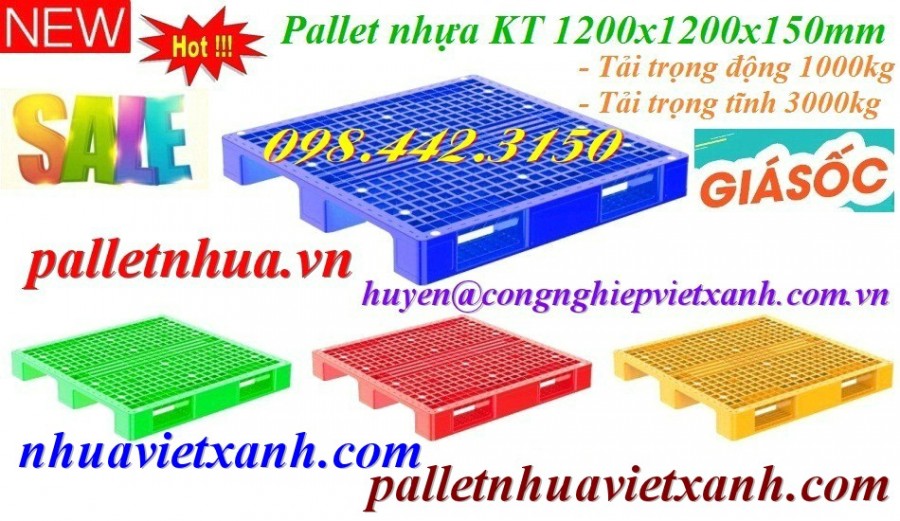 Pallet nhựa 1200x1200x150mm giá cực sốc call 0984423150 – Huyền-image-2