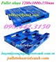 Pallet nhựa xanh 1200x1000x150mm PL466 giá rẻ call 0984423150 Huyền