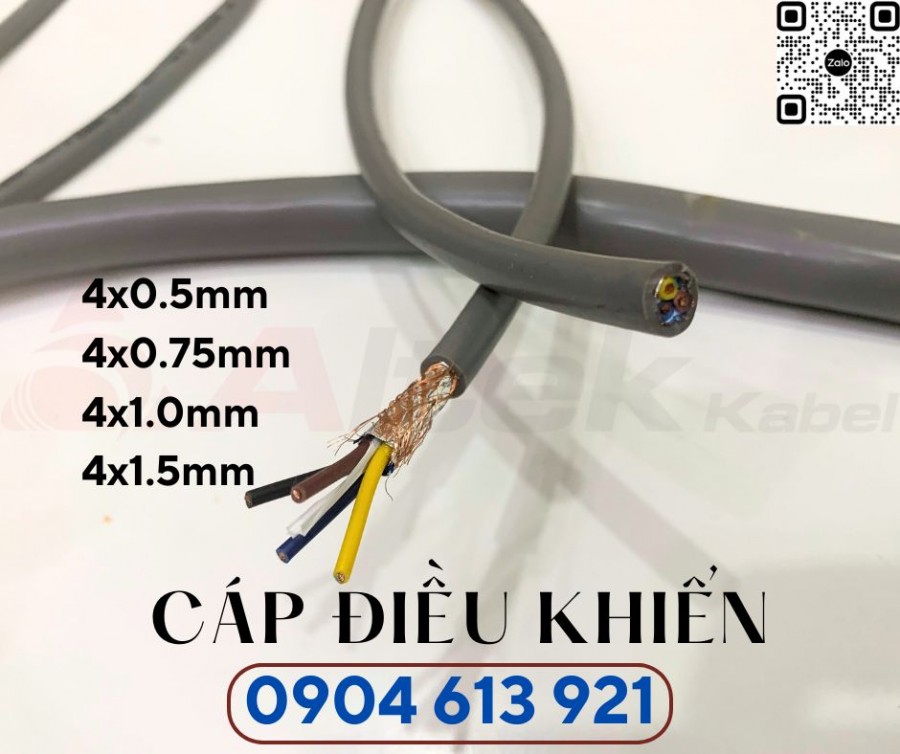 Cáp điều khiển/ cáp tín hiệu 4 lõi 0.75mm Đà Nẵng , Hà Nội, HCM-image-3