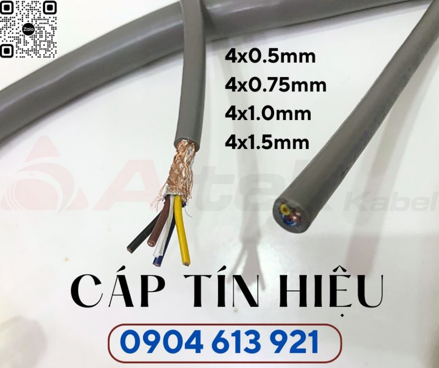 Cáp điều khiển/ cáp tín hiệu 4 lõi 0.75mm Đà Nẵng , Hà Nội, HCM-image-2