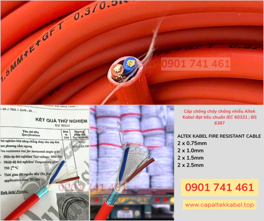 Cáp chống cháy chuẩn BS 6387, IEC 60331 Đà Nẵng, Huế, Quảng Nam-image-3