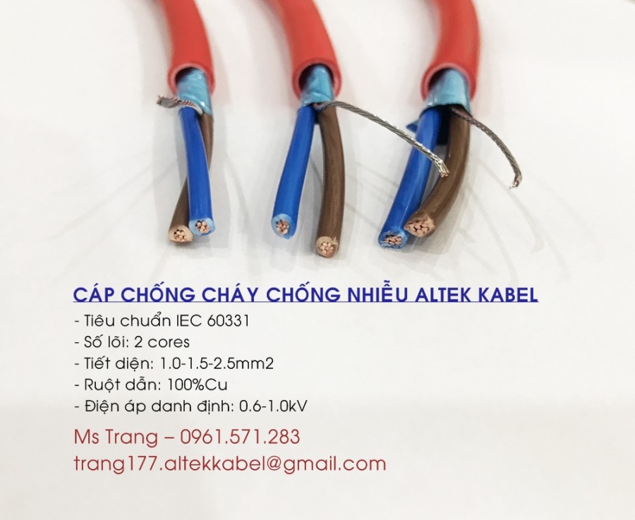 Cáp âm thanh chống cháy chống nhiễu 2x1.0-image-2