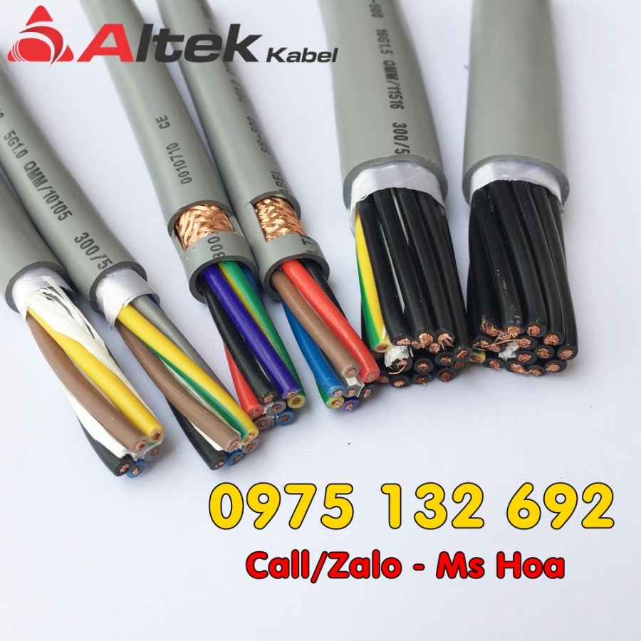 Cáp tín hiệu điều khiển 25x1.0, cáp 25 lõi Altek Kabel-image-3