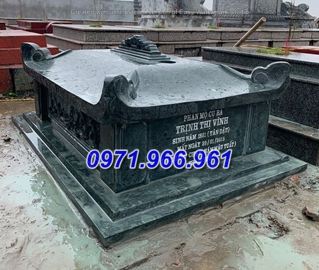 mẫu mộ đá tự nhiên, đơn giản đẹp bán cần thơ – 1023 mộ đôi gia đình-image-5