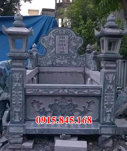9077 mẫu mộ đá nghĩa trang bán quảng nam, mộ tam cấp đơn giản-image-2