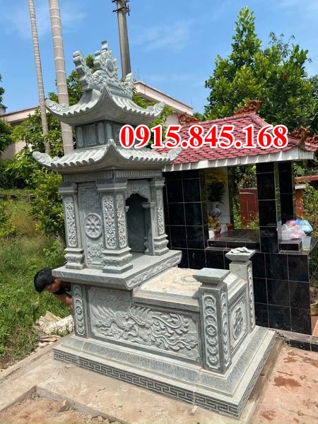 mẫu thờ đá thờ giá rẻ bán kon tum, mộ tam cấp đá tự nhiên 8955-image-3