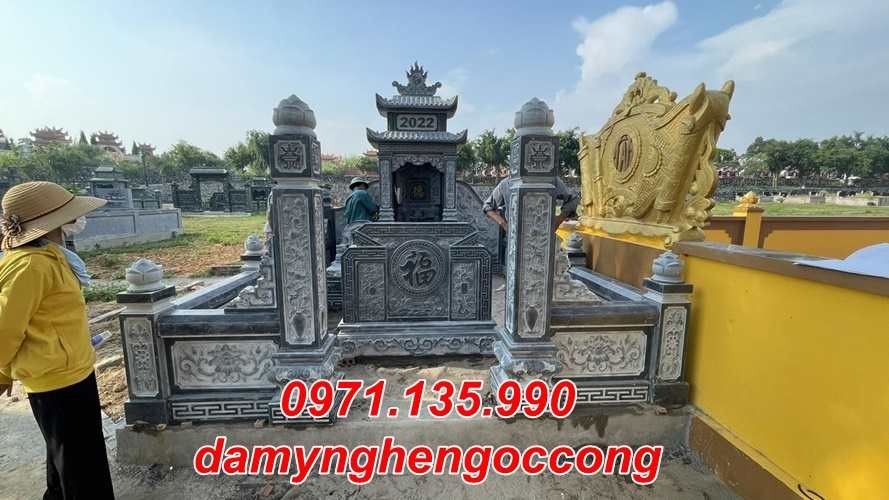 Vĩnh Long Bán mẫu nghĩa trang đá bố mẹ đẹp tại Vĩnh Long - lăng mộ bằng đá-image-2