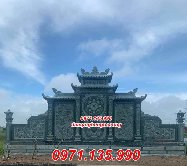 Trà Vinh Bán mẫu khuôn viên nghĩa trang đá đẹp tại Trà Vinh - lăng mộ bằng đá-image-3