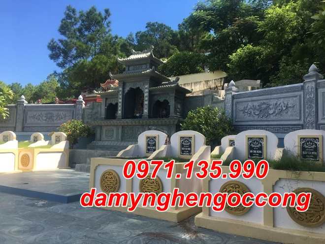Trà Vinh Bán mẫu nghĩa trang đá gia đình đẹp tại Trà Vinh - lăng mộ bằng đá-image-3