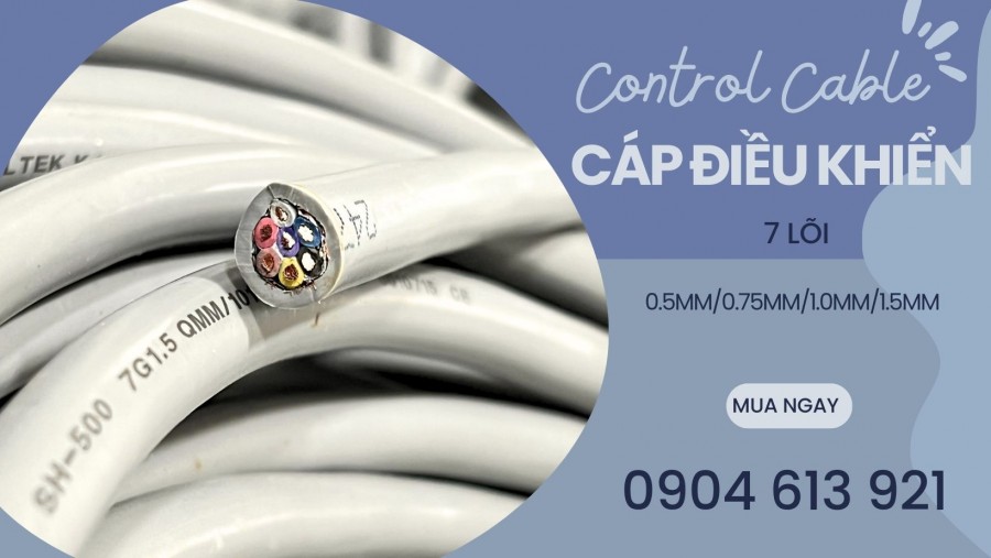 Cáp điều khiển, control cable sẵn kho Đà Nẵng, Hà Nội, Hồ Chí Minh-image-2