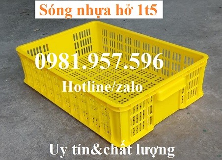 Sóng nhựa hở 1T5, sóng nhựa hở cao 15 cm-image-2