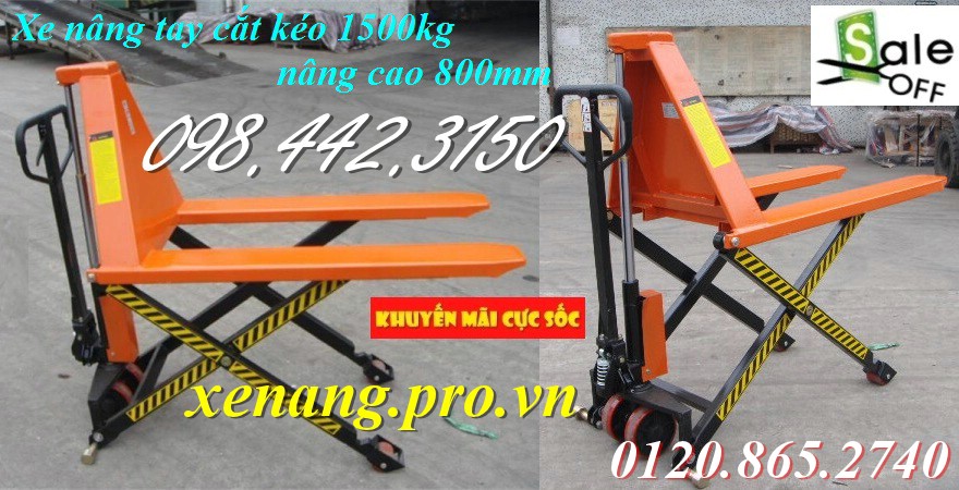 Bán xe nâng tay cắt kéo nâng cao 800mm giá siêu rẻ, giảm giá cực sốc-image-3